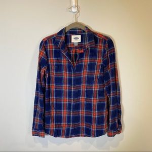 Old Navy plaid tartan flannel